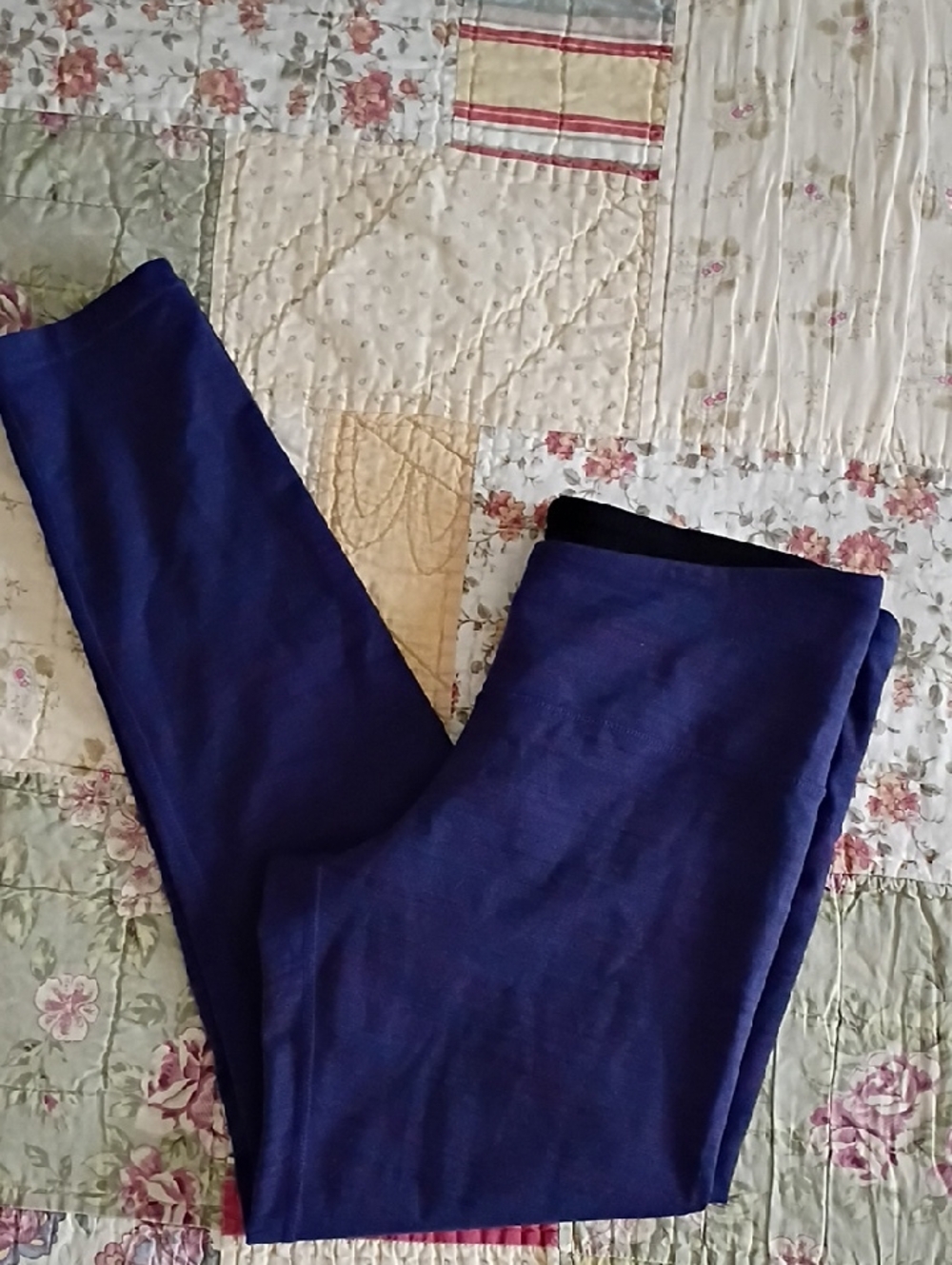Purple/Blue Beautiful Color Stretch Athletic Pants. Size S. Like Brand New!!